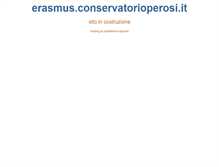 Tablet Screenshot of erasmus.conservatorioperosi.it